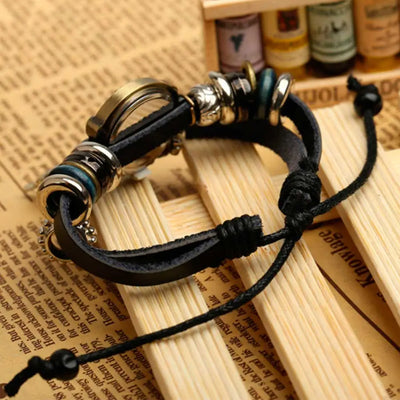Handmade Butterfly Beads Vintage Bracelet Quartz Watch For Women